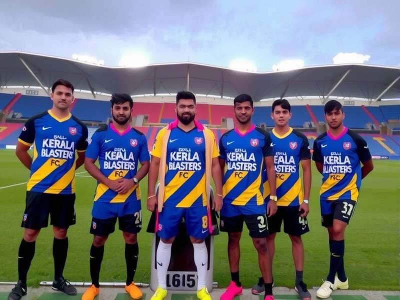 Kerala Blasters home jersey